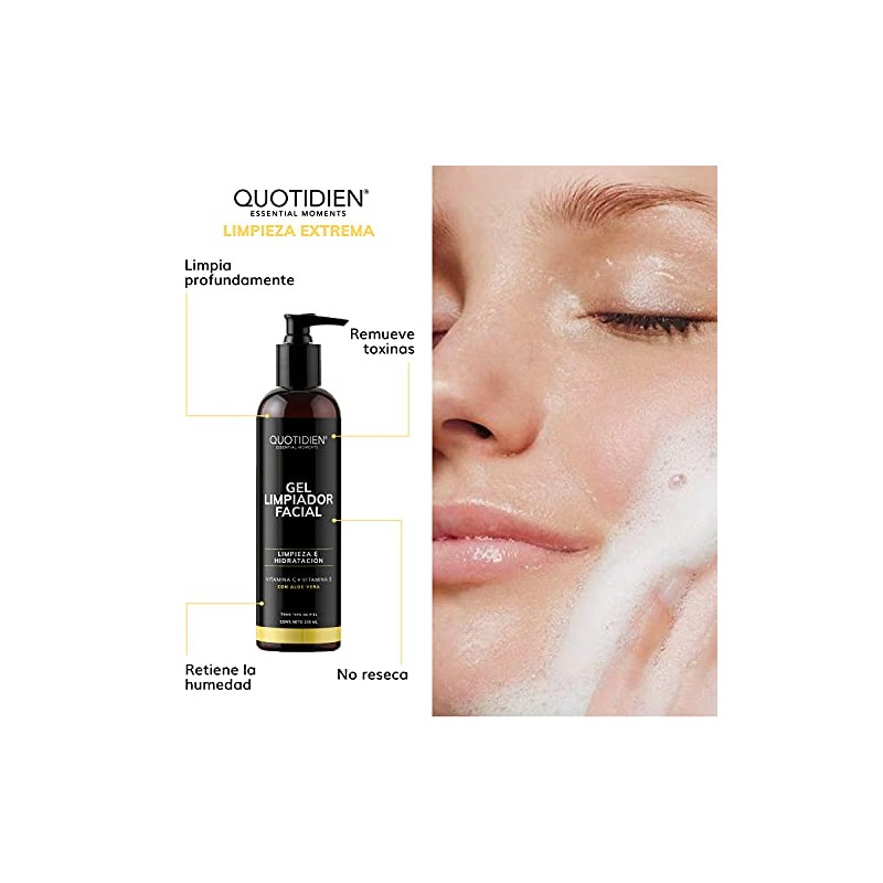 Kit Pasos Quotidien Limpiador Facial 235 Tónico 350 Serum Vitamina