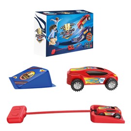 Jump Air Powered Toy Car Outdoor Racing Toy Gifts for Kids Boys Girls