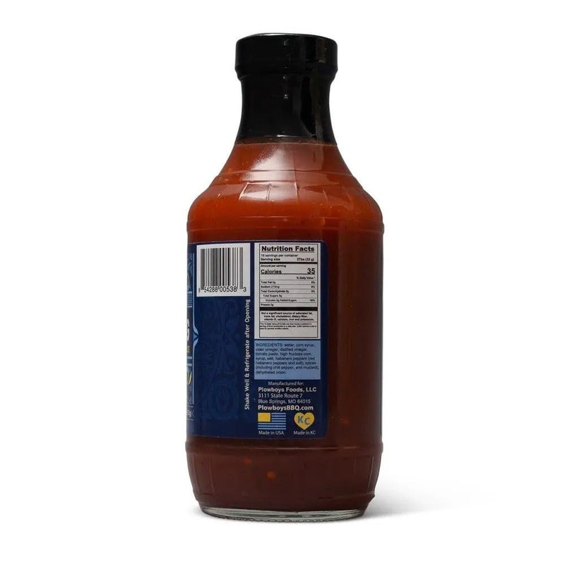 Plowboys BBQ Barbecue Sauce (Tarheel Tang - 16 Fl Oz)