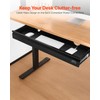 VEVOR Under Desk Drawer Slide Out, 33inch Under Desk Mounted