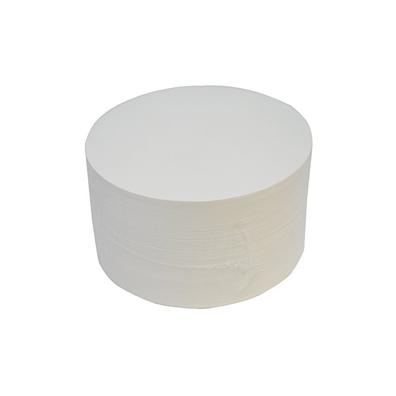 TS-15 Commercial Paper Coasters, White, Round, 100 Pieces, Made in