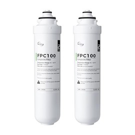 iSpring FPC100X2 Replacement Filter for RCD100 Countertop Reverse Osmosis System, Composite Filter, Cartridge Replacement Cycle: Up to 6 Months, 2 pcs