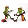 Sweet Fire Brigade Frog with Hose Decorative Figurine Decoration Decorative