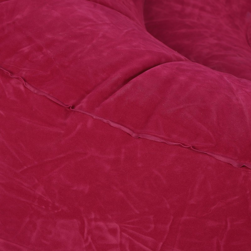 Outdoor Foldable Inflatable Flocked Single Sofa Chair for Living Room