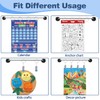 16"-30"Magnetic Rod For Classroom Whiteboard, Magnets Anchor Chart Holder For