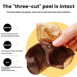 Dried Matured Mandarin Peel 3oz 10 Years Dried Citrus Peel Xinhui Tangerine or Orange Pi