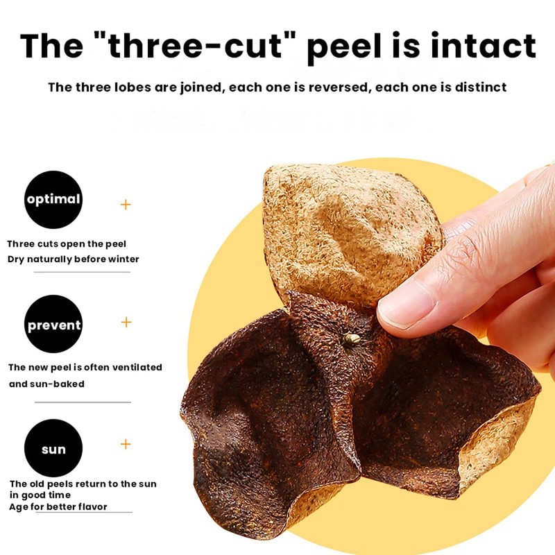 Dried Matured Mandarin Peel 3oz 10 Years Dried Citrus Peel