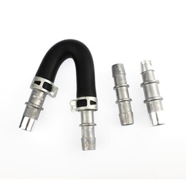 ANP PUAUTO Upgrade Aluminum Engine Heater Core Bypass kit With 5/8" 3/4" Hose Universal Fit Replaces 626-001 (Heater Hose Assembly)