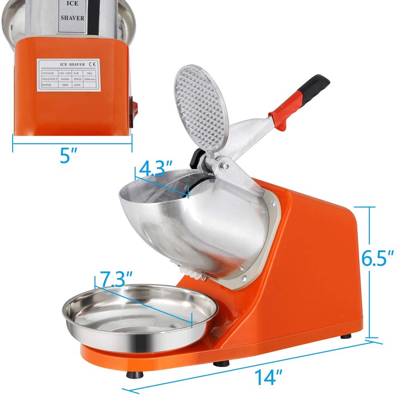 Zedfire, 300W Electric Ice Crusher Machine Shaver Shaved ICEE Snow