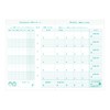 Midori Domestic Accounts Book A5 Monthly Working Couple Lifestyle Pattern