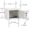 Yuanshikj Electronic Deluxe Digital Security Safe Box Keypad Lock Home