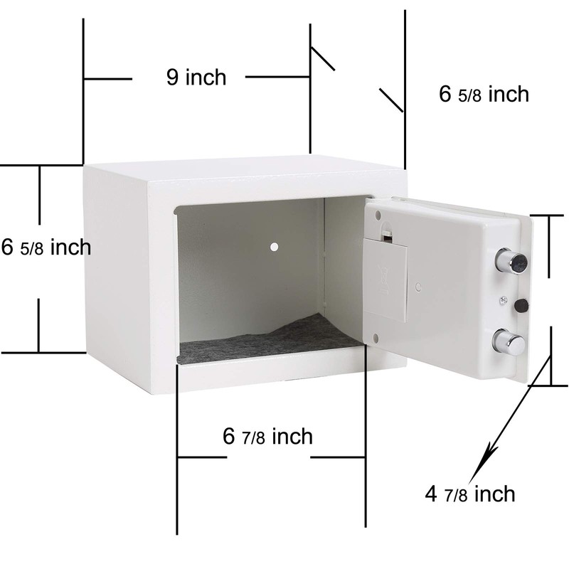 Yuanshikj Electronic Deluxe Digital Security Safe Box Keypad Lock Home