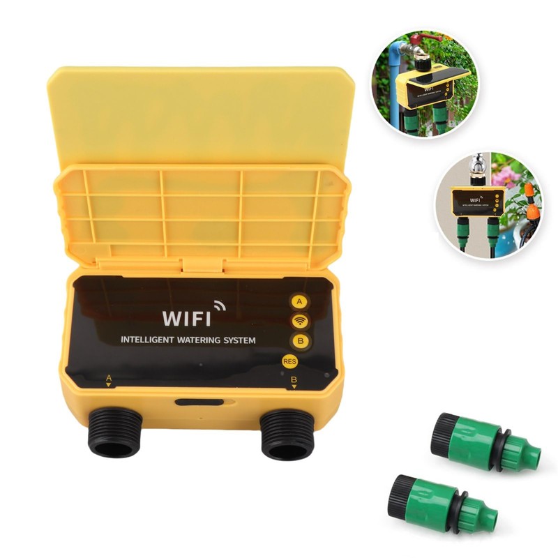 Greensen 2 Zone Solar Wassertimer WiFi Control App Integration für