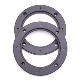 LIKENNY 4" Universal Inner Baffle 2 Pack Speaker Baffle Spacer Speaker Dampening Sound Quality Enhancement Black