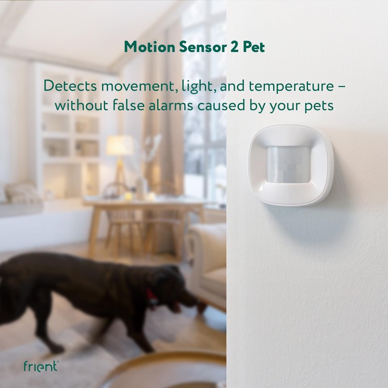 frient Motion Sensor 2 Pet | Pet Immune Motion Detection,