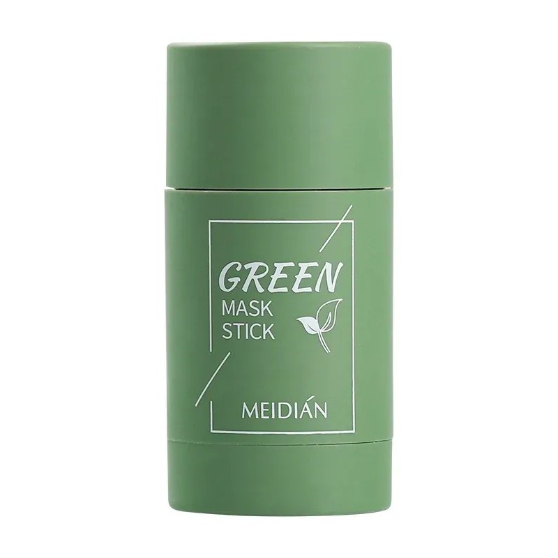 Mascarilla Facial En Barra Té Verde Limpiadora Meidian Todo Tipo