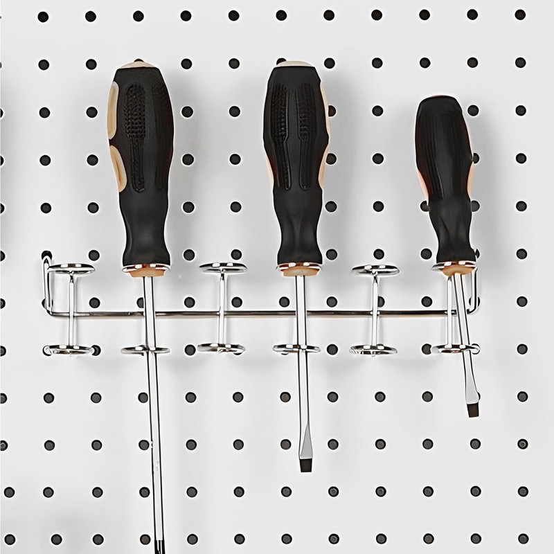 EATHEATY 8 PCS Pegboard Screwdriver Holders, Six Tool Multi Tool