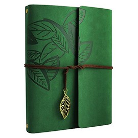 ZEEYUAN Photo Albums Scrapbooking DIY Memory Book Leaf Soft Leather Scrapbook Photo Album Family Wedding Album Special Christmas Valentines Birthday Gifts Unique Present for Women