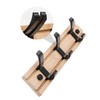 LABRIMP 1 Set Modern Bamboo Coat Hat Rack Stylish Hanging
