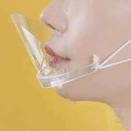 투명 페이스가드 조리용 마스크 주방 식당 마스크 플라스틱 10p Transparent Face Guard Cooking Mask Kitchen Restaurant Mask Plastic 10p