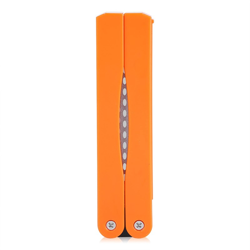 Chazcool Folding Knife Sharpener, 400/600 Grit Knife Sharpener, Folding Double