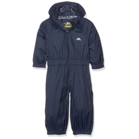 Trespass Men's Button Rain Suit, Navy, 12-18 Months UK