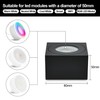 KYOTECH LED Surface-Mounted Spotlight Flat IP44 Black Surface-Mounted Ceiling Light