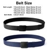 JASGOOD Nylon Military Tactical Men Belt 2 Pack Webbing Canvas