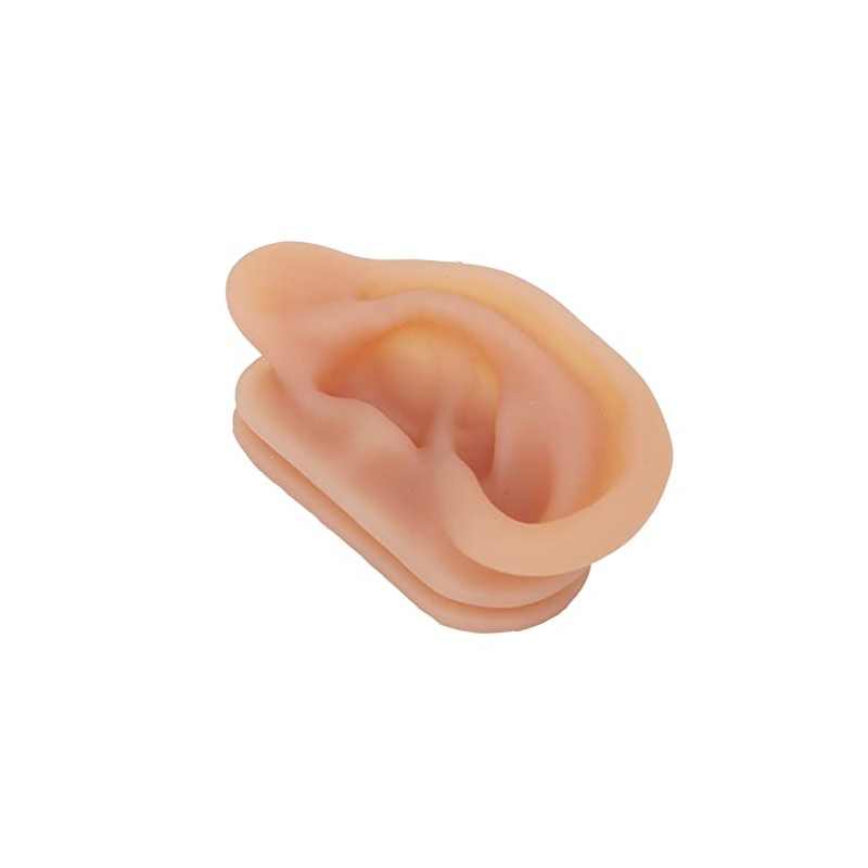 Modelo de Oreja de Silicona, para Práctica de Acupuntura y