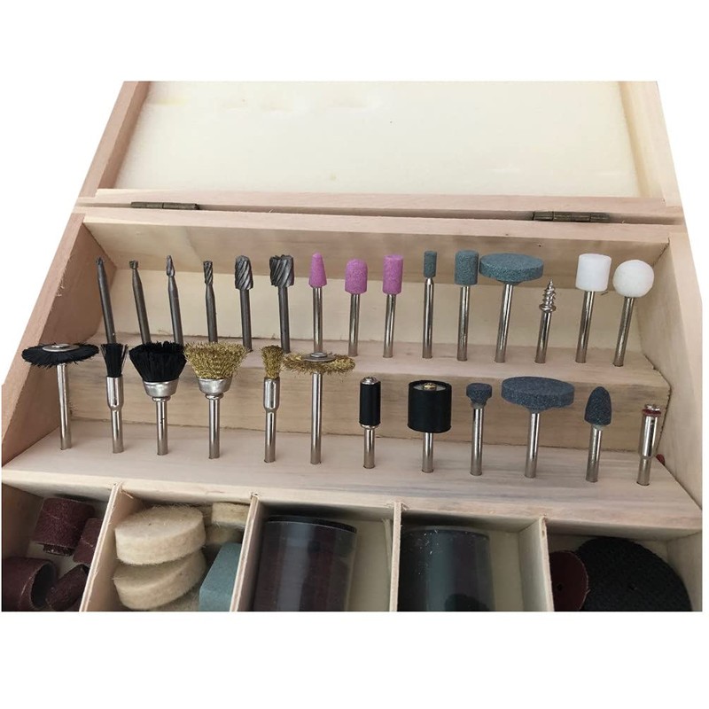 100-tlg Minitool Mini-Bohrmaschine Combitool Schleifer Zubehör Schleifstift Set