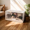 Hamster Cage Chewproof, 32" Wooden Guinea Pig Cage for Small
