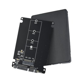 ELUTENG M.2 NGFF to SATA 3.0 Converter 6Gbps Adapter External Case 2.5 Inch SATA 2230 / 2242 / 2260 / 2280 mm Plastic Shell High Heat Dissipation M.2 SSD External Case (Not Compatible with NVMe)
