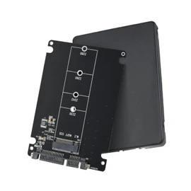 ELUTENG M.2 NGFF to SATA 3.0 Converter 6Gbps Adapter External Case 2.5 Inch SATA 2230 / 2242 / 2260 / 2280 mm Plastic Shell High Heat Dissipation M.2 SSD External Case (Not Compatible with NVMe)