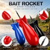 KFSCIP Bait Carp Fishing Tackle, Long-Distance Precision Baiting Spod, 3-Pack
