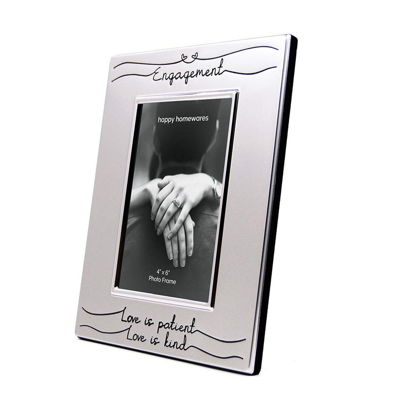 Haysom Interiors Beautiful Two Tone Silver Plated Engagement 4" x