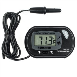 Zacro LCD Thermometer to Water Digital for Terrarium, Aquarium and Vivarium