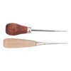 8Pcs Leather Awl Wooden Ergonomic Handle Stainless Steel Effort Saving