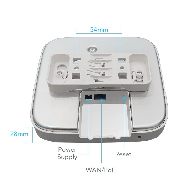 InHand Networks EAP600 Enterprise Access Point AX3000, Wi-Fi 6,1 Gigabit