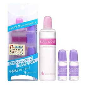 Taiyo no Aloe Hyaluronic Acid 2.7 fl oz (80 ml) x 1, 0.3 fl oz (10 ml) x 2