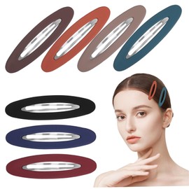 Mikinona Cute Hair Clips for Girls 7pcs Simple Clips Matte Hair Barrettes for Women
