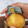 Kichvoe Vegetable Peeler Ergonomic Thumb Peeler for Effortless Fruit and