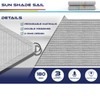 Windscreen4less 14' x 14' x 14' Sun Shade Sail Triangle