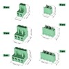 25 Pairs 5.08mm Pitch 2/3/4 Pin Screw Connector Pluggable Terminal
