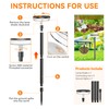 LETMY Solar Pathway Lights Outdoor, 6 Pack 2X Brighter Solar