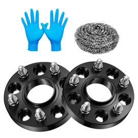 BDFHYK 5x4.75 Wheel Spacers Thickness 1 Inch Compatible with Chevy 2010-2022 Camaro Impala Corvette CTS Regal, 5x120mm Forged 5 Lug M14x1.5 & 66.9mm Hub Bore, Hubcentric Wheel Spacer Set of 2