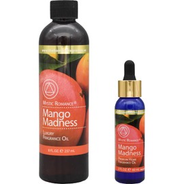  The Home of Fragrances - Set of 2 Bottles of Fragrance Oils - 2oz & 8oz (Mango Madness)