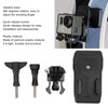 Backpack Shoulder Strap Mount Camera with Adjustable Shoulder Pad and