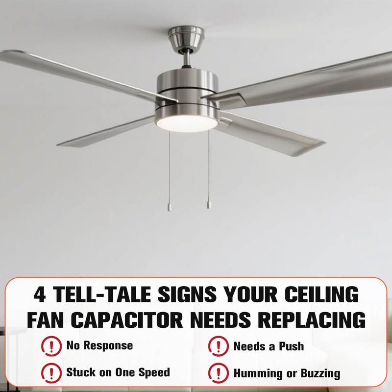 Ceiling Fan Capacitor 5 Wire for Compatible with New TECH