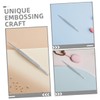 Outanaya 4pcs Stainless Steel Cuticle Remover Tool Portable Nail Dotting