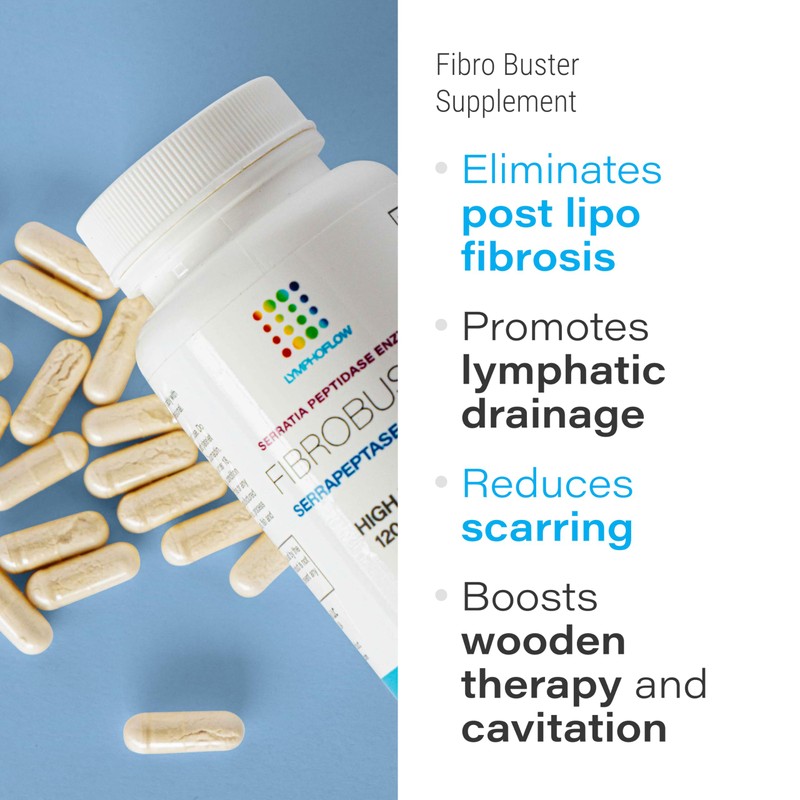 Bruizex FibroBuster Serrapeptase Proteolytic Enzymes 120,000 SPU I Fibrosis Care,